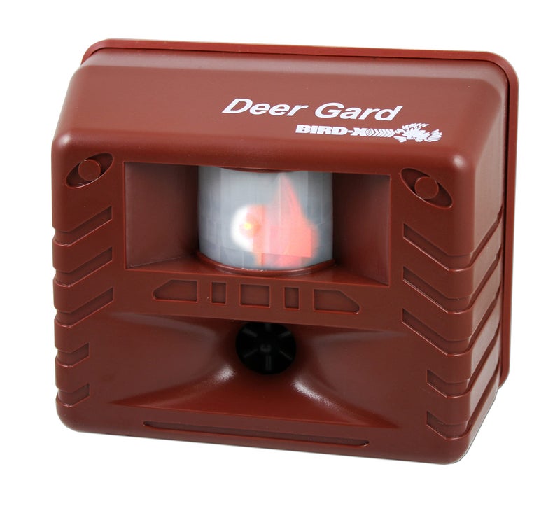 Bird-X Deer Gard, Ultrasonic and Motion-Activated Device to Mitigate Deer and Other Animals, Ideal for Outdoor Spaces, Easy to Install and Operate, Covers 4,000 sq. ft., 15â€“25 kHz Frequency Range - Image 1